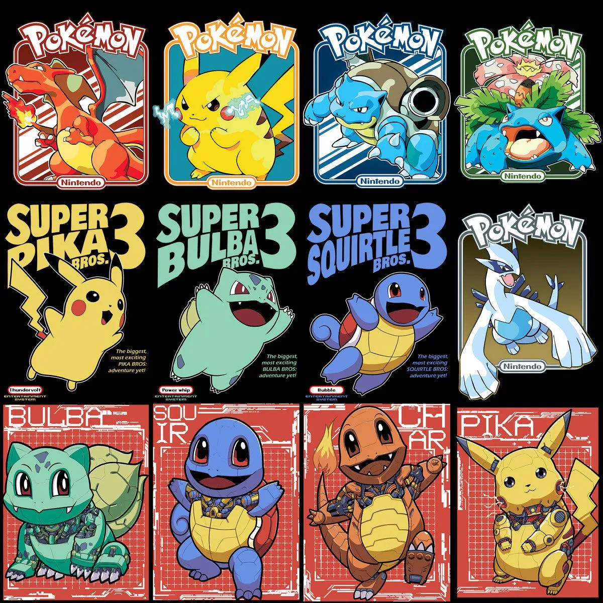 12 Anime ball Poke Designs Bundle PNG