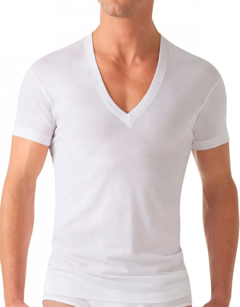 2xist Men's Pima Slim Fit Deep V-Neck T-Shirt 041041