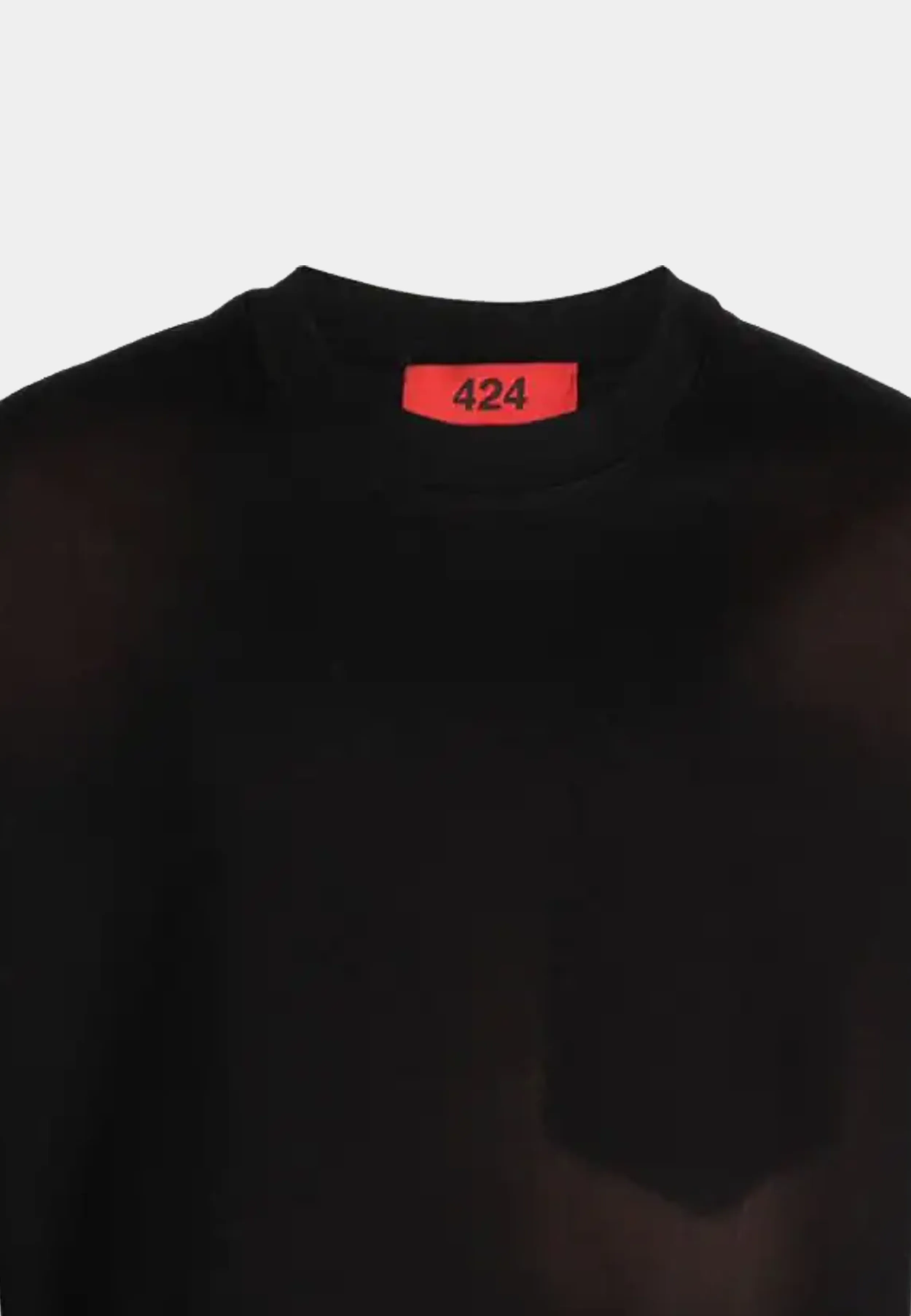424 99 Graphic Men`S Over T-Shirt Black