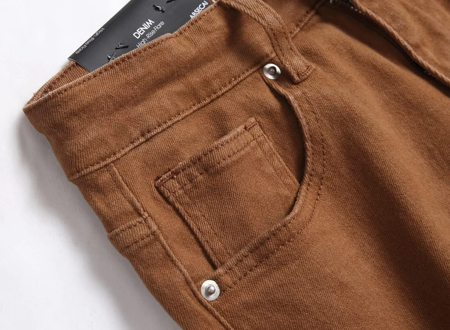 ABSECAI Mens Jeans Pants Skinny Slim Fit Comfy Fashion Denim Stretch Fit