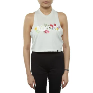 Adidas Floral Crop Womens Style : Dv1726-RAWWHT
