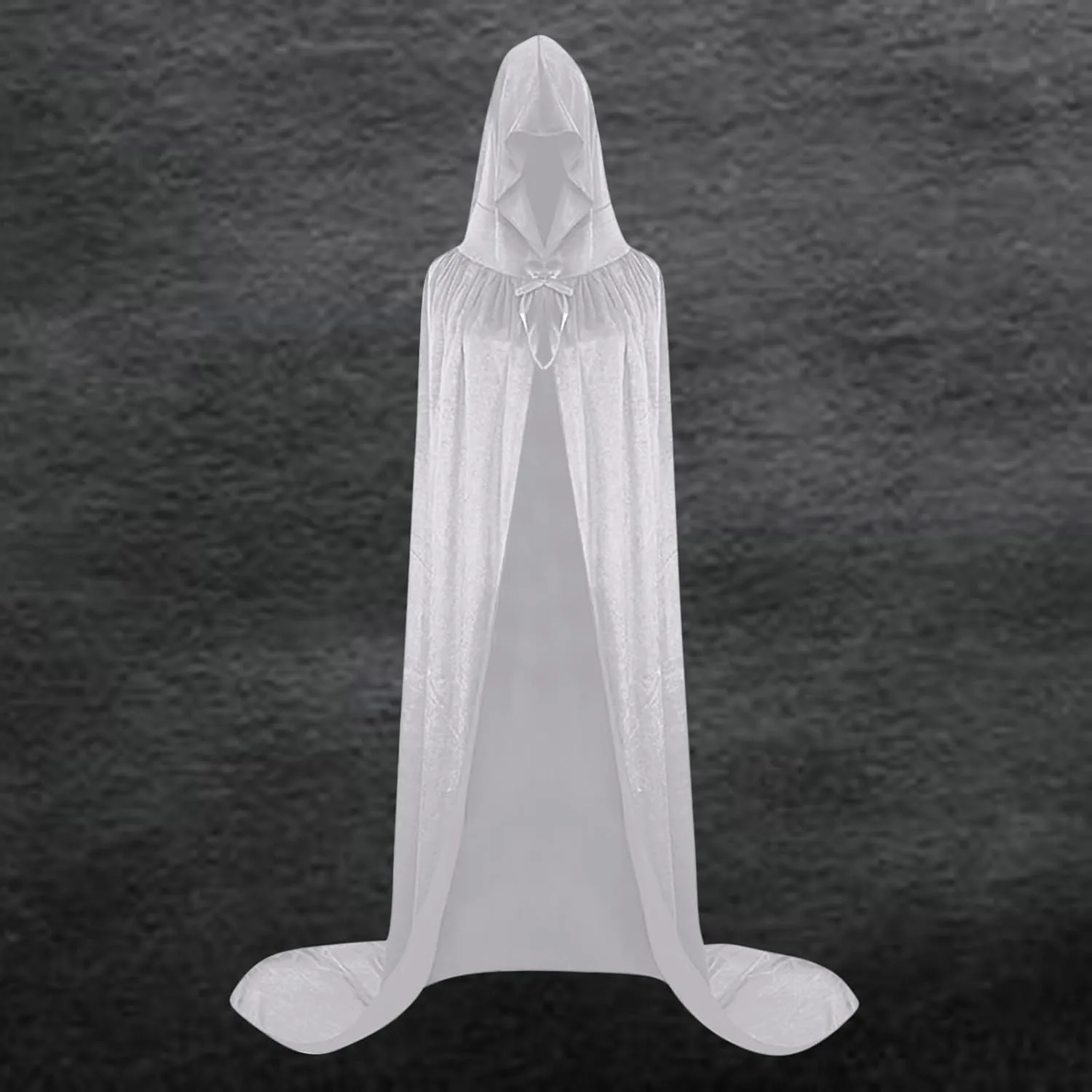 Adult Velvet Hooded Cape Halloween Full Length Poncho Cosplay Costume Knight Capelet Shawl Witch Victorian Cloak Robe