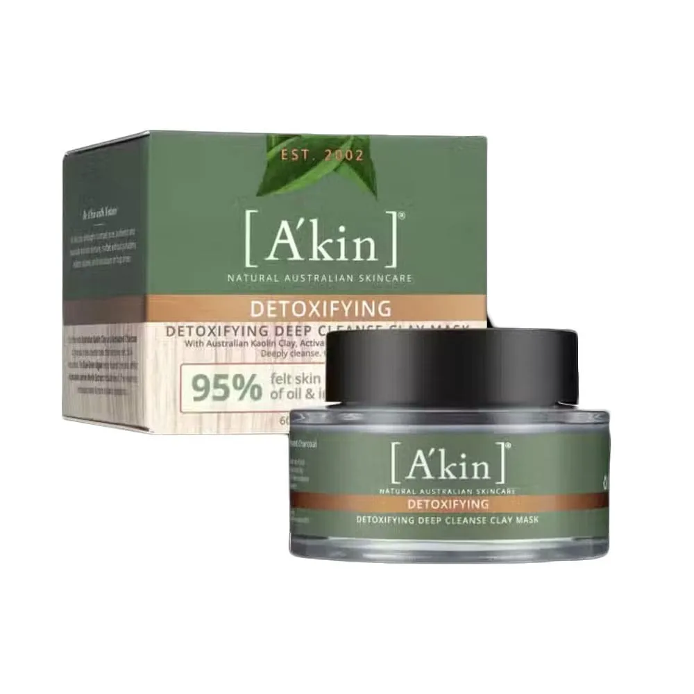 A'kin Detoxifying Deep Cleanse Clay Mask 60g