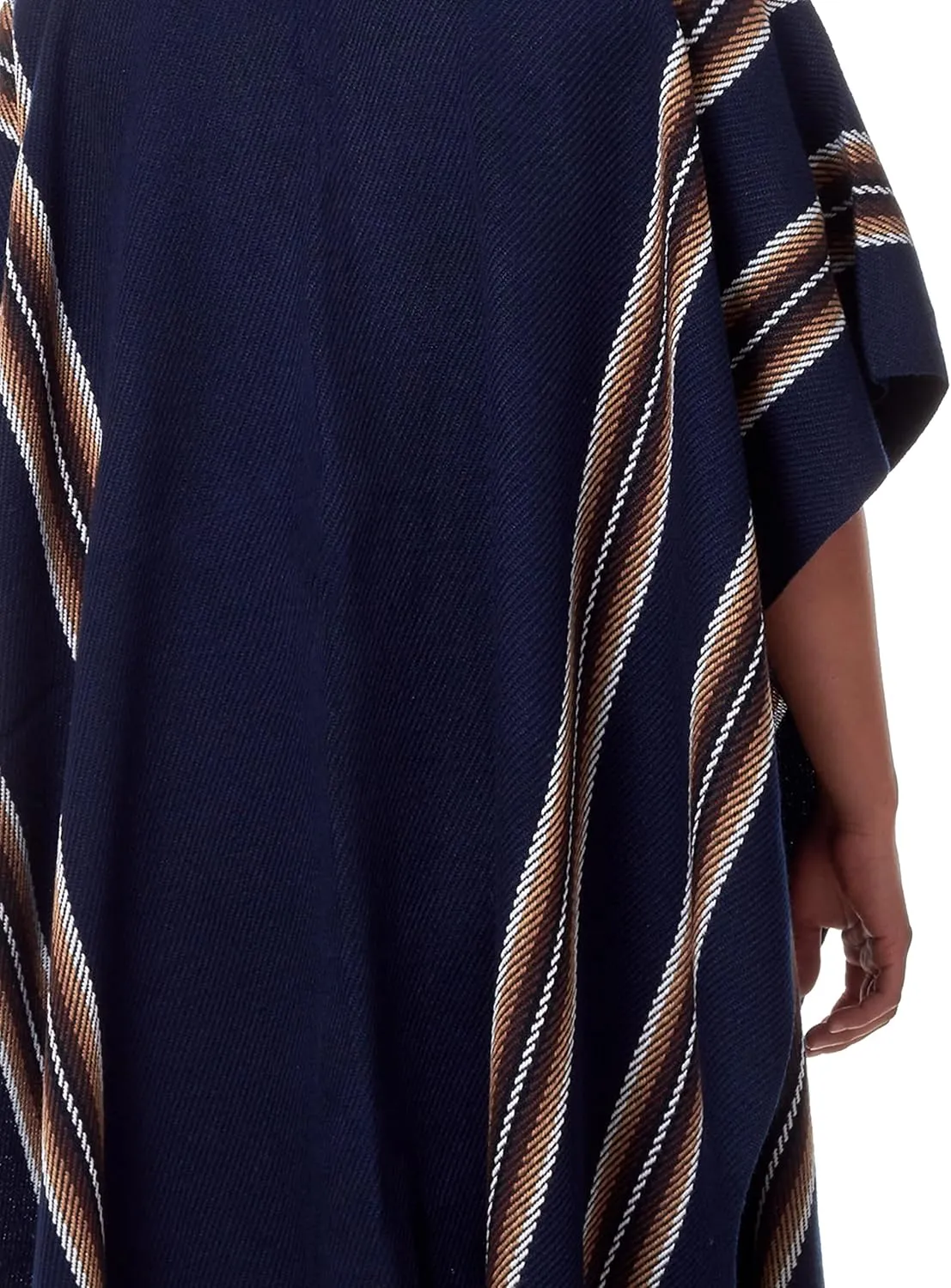 Alpaca Hooded Poncho for Men - Warm and soft - Cloak Cape