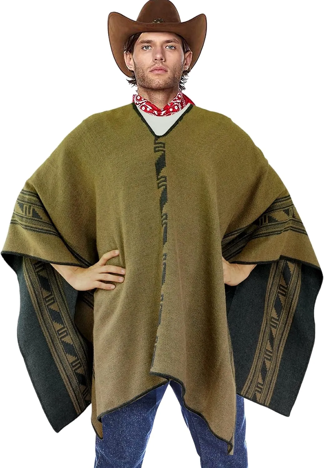 Alpaca Poncho Men Ponchos Adult Wool Poncho Men Pancho Men Mens Poncho Cloak