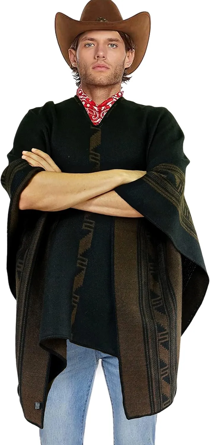 Alpaca Poncho Men Ponchos Adult Wool Poncho Men Pancho Men Mens Poncho Cloak