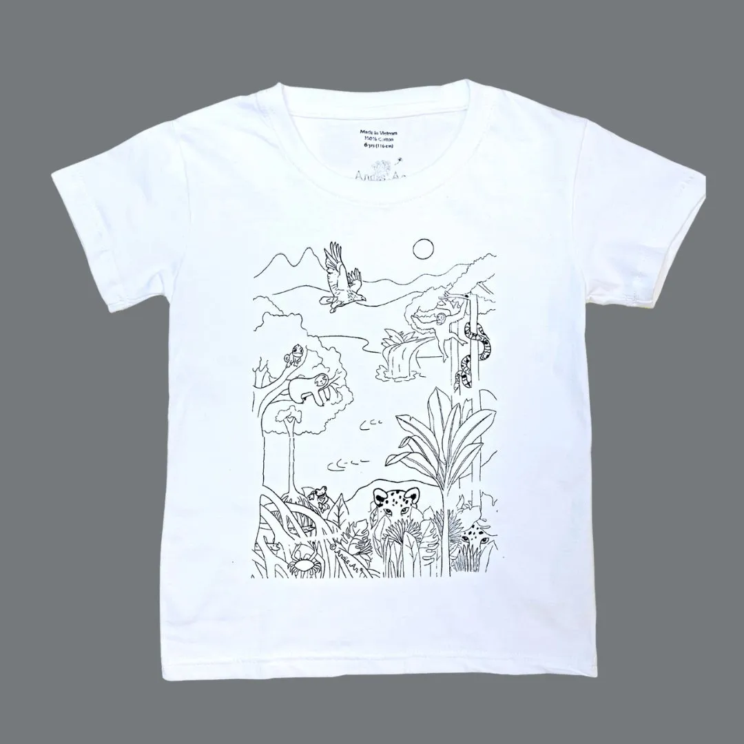 Amazon Rainforest - DIY Color-it-ful T-shirts