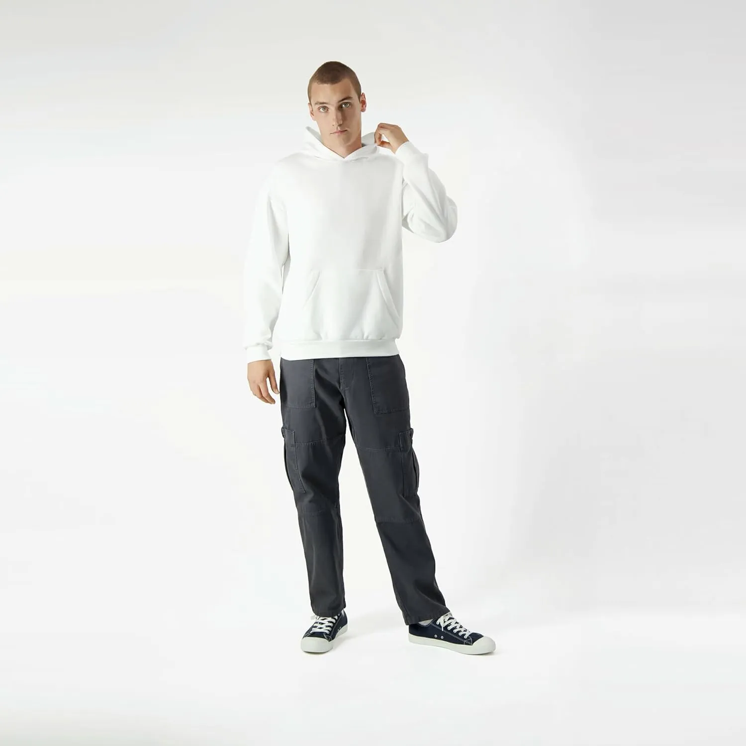 American Apparel Adult ReFlex Fleece Pullover Hoodie Sweatshirt, GRF498AA