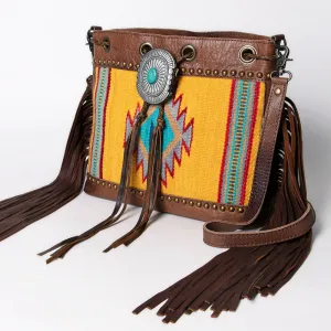 American Darling ADBG836B Cross Body Saddle Blanket Genuine Leather women bag western handbag purse