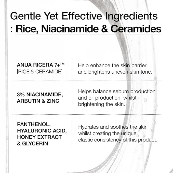 Anua Rice 70 Glow Milky Toner