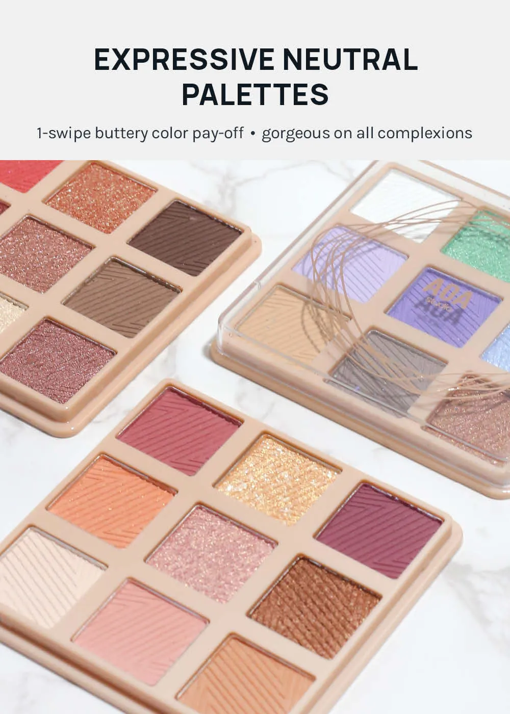 AOA Colorful Canvas 9 Color Eyeshadow Palette
