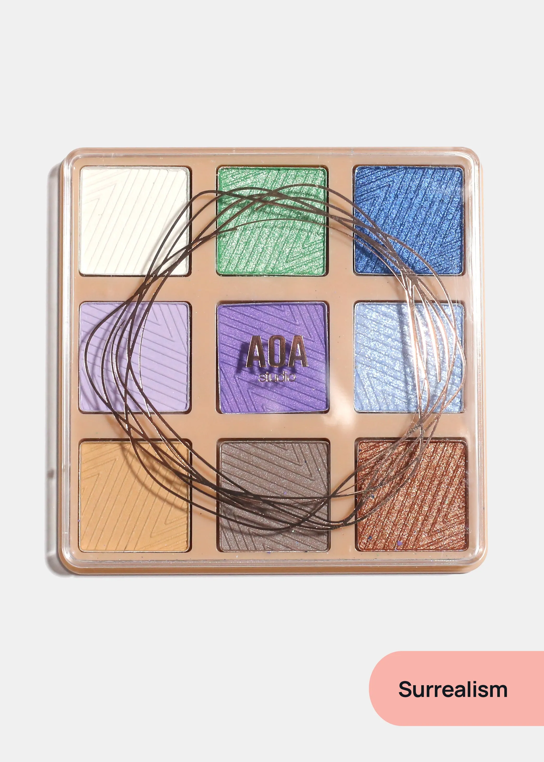 AOA Colorful Canvas 9 Color Eyeshadow Palette
