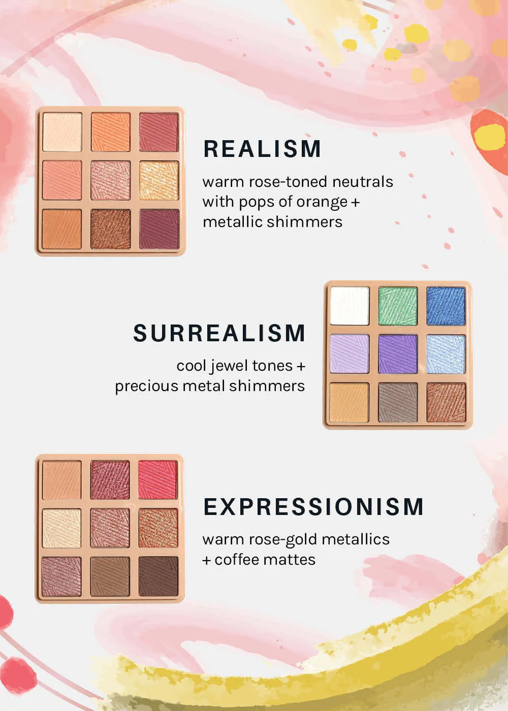 AOA Colorful Canvas 9 Color Eyeshadow Palette