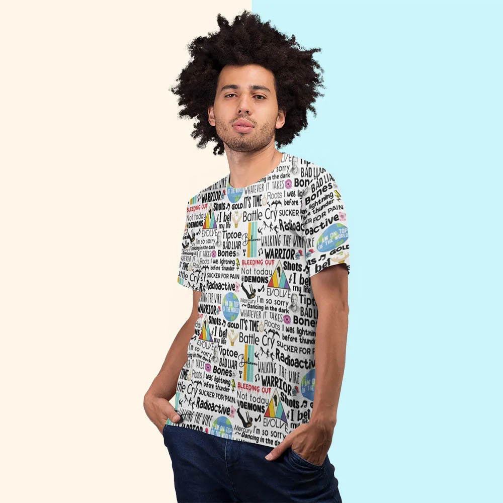 AOP T-shirt - A Believer's Doodle