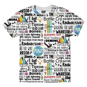 AOP T-shirt - A Believer's Doodle