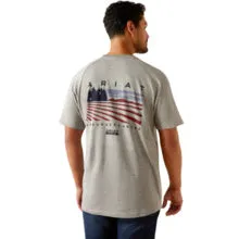 Ariat Men's Cotton Strong™ Groundbreaker Graphic Heather Grey T-Shirt 10054512
