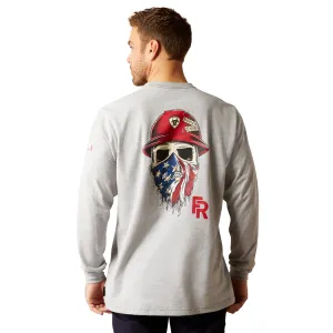Ariat Men's FR Born For This Heather Grey Work T-Shirt 10052073