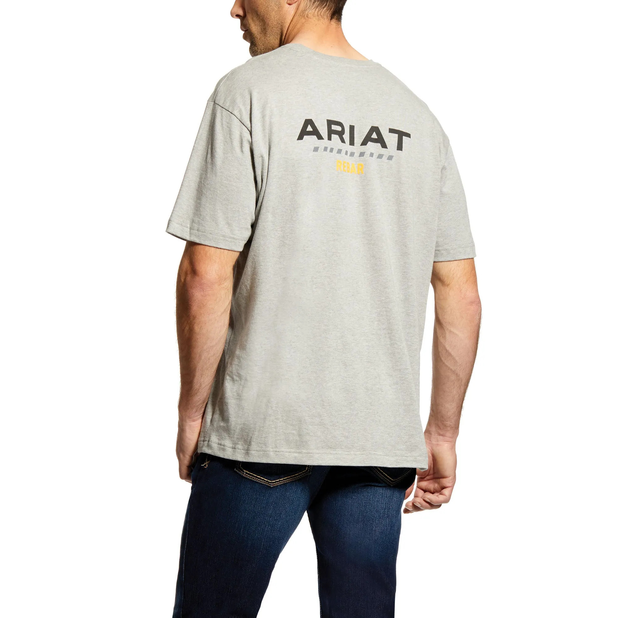 Ariat Rebar Cotton Strong Logo Heather Grey T-shirt 10025387