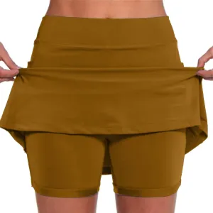 Athletic Skorts for Women with Pockets Summer Tennis Mini Skirts Lightweight High Waisted Elastic Golf Yoga Shorts