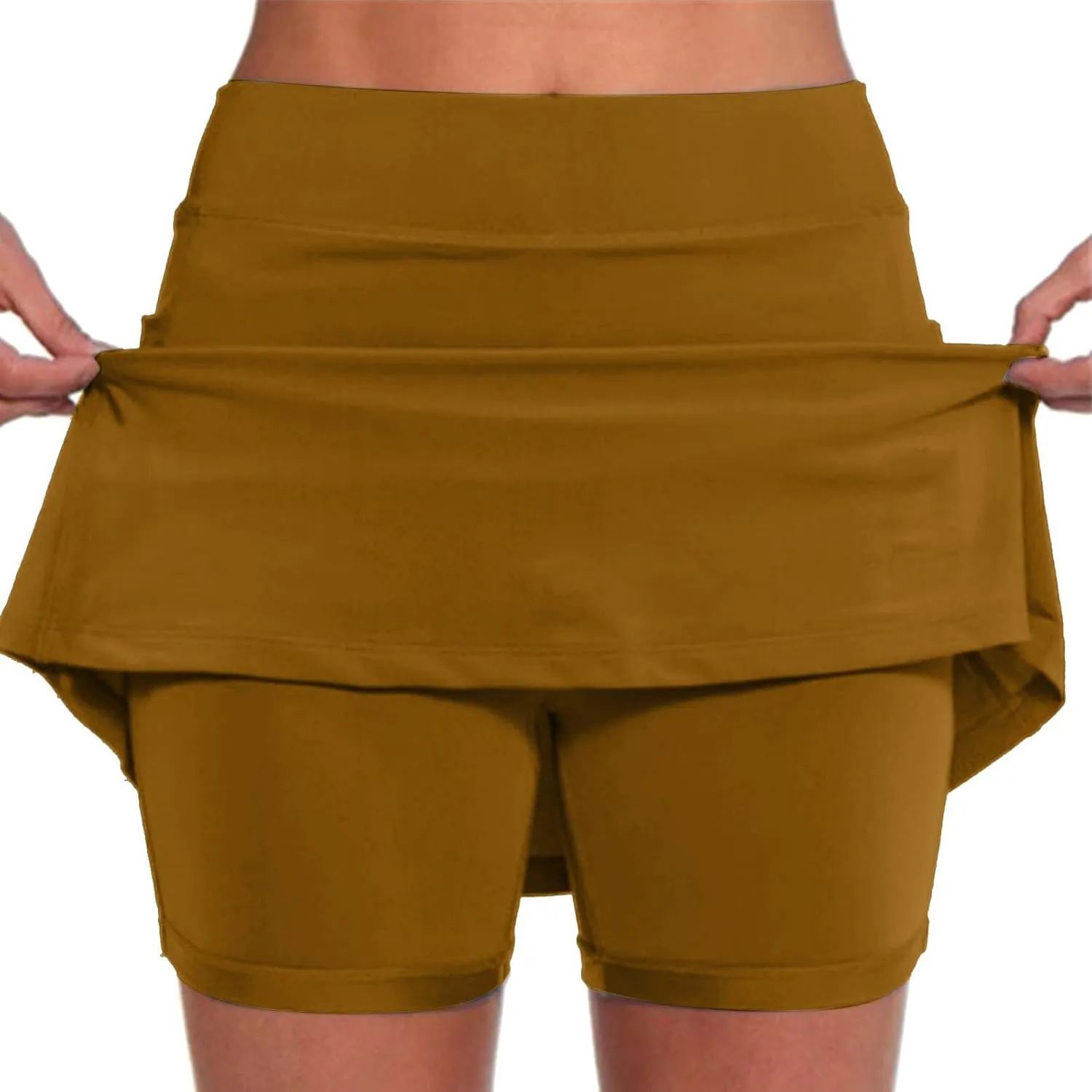 Athletic Skorts for Women with Pockets Summer Tennis Mini Skirts Lightweight High Waisted Elastic Golf Yoga Shorts