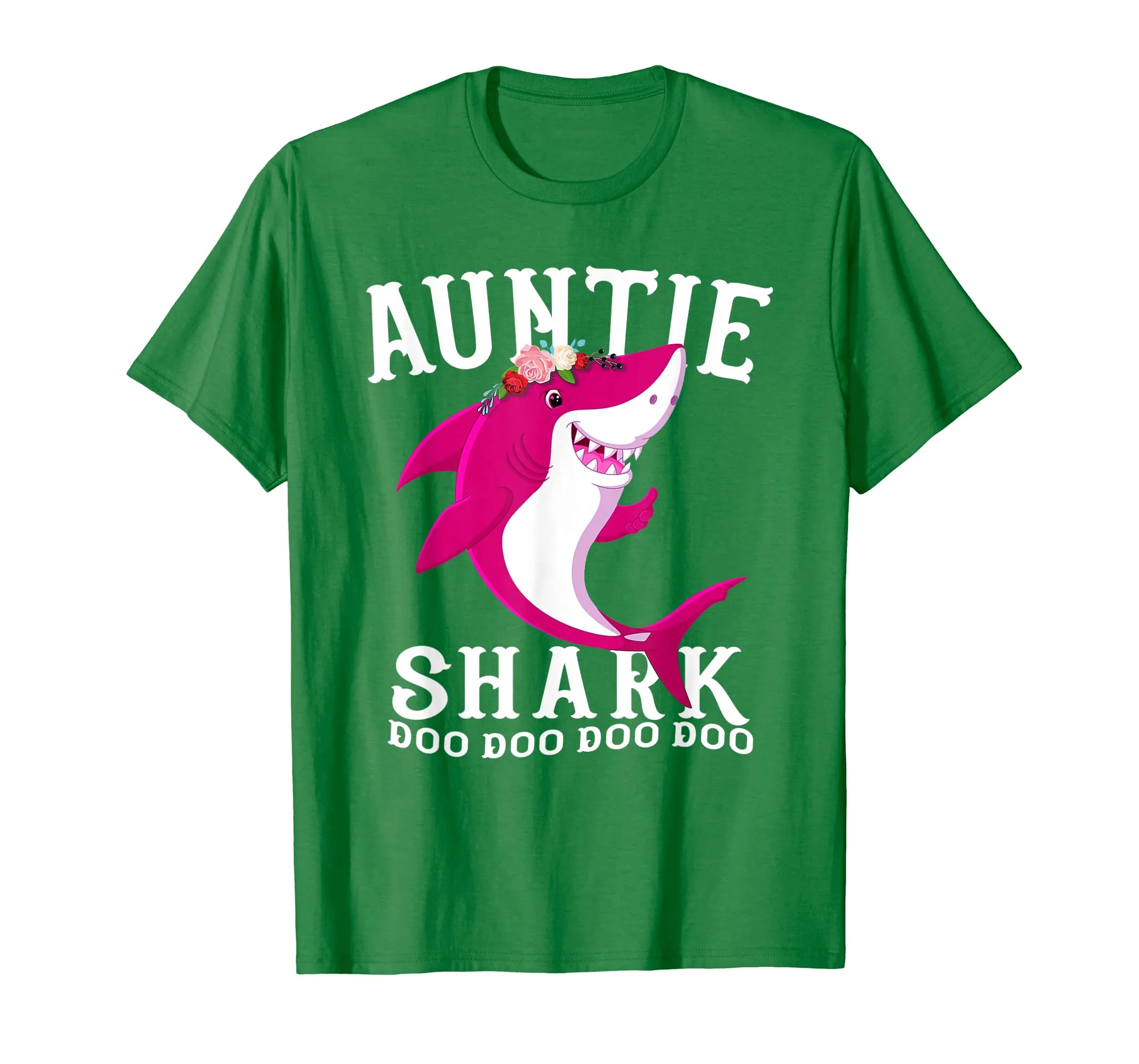 Auntie Shark T Shirt Mother Grandma Halloween Christmas