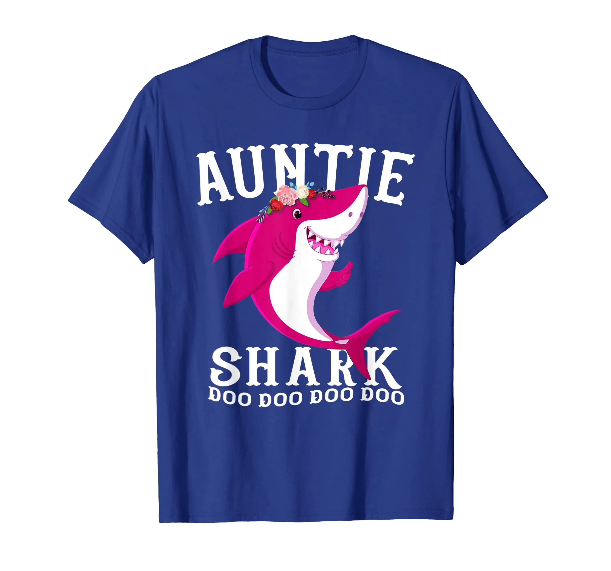 Auntie Shark T Shirt Mother Grandma Halloween Christmas