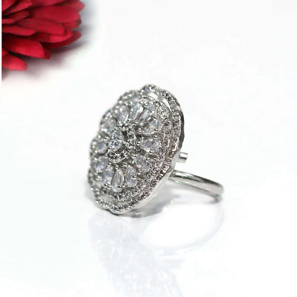 Ayla Cocktail Adjustable Ring