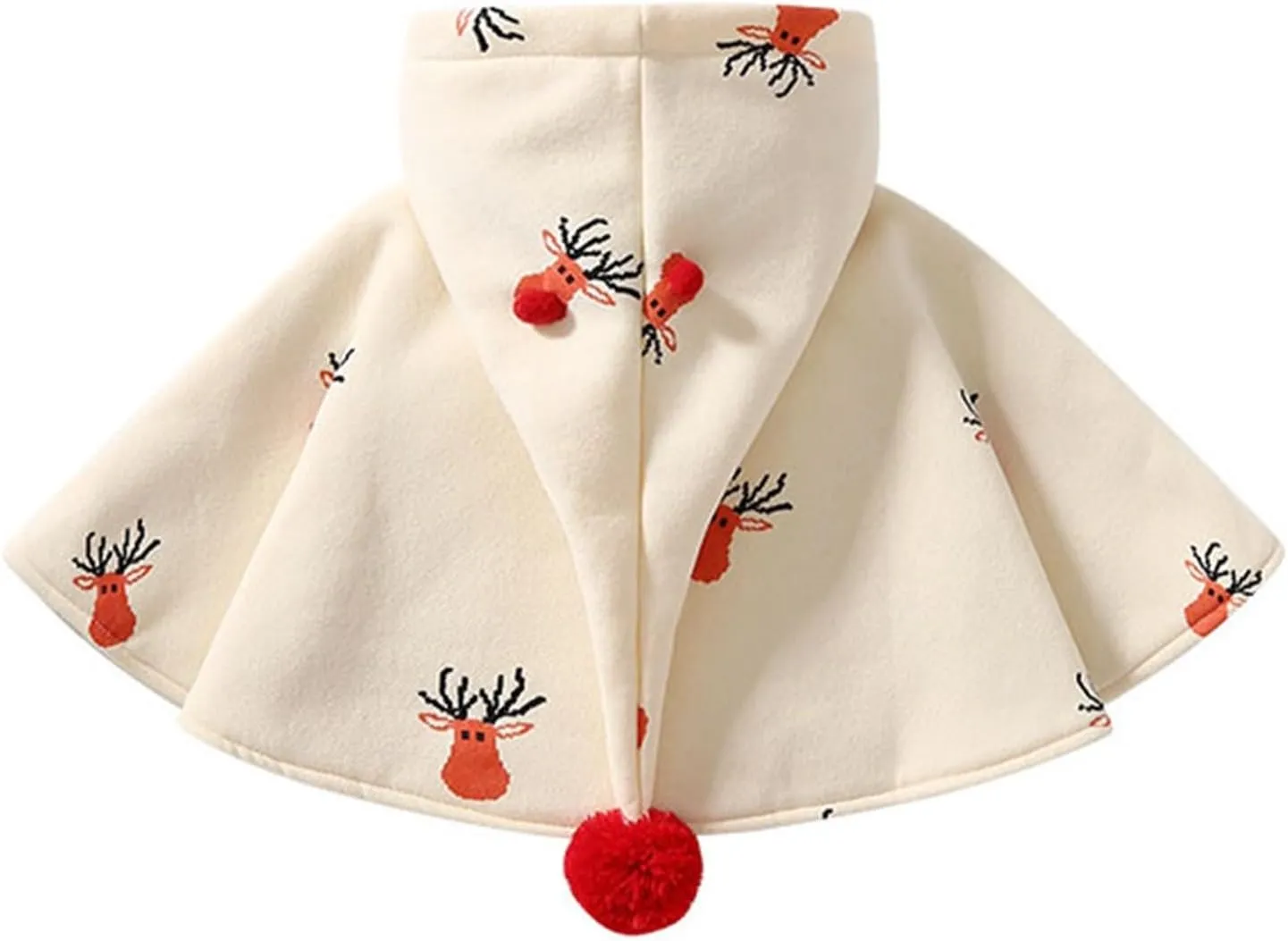 Baby Hooded Cloak,Baby Girls and Boys Cape for Christmas,Infant Toddlers Winter Warm Coat Car Seat Poncho Hood Outfit