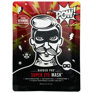 BARBER PRO Super Under Eye Mask with Charcoal & Hyaluronic Acid | 3 Applications | Hydrating, Relaxing, & Detoxifying | Under Eye Masks | Eye Masks for Puffy Eyes |