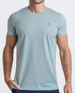 BARELY TEAL - Modal Cotton T-Shirt