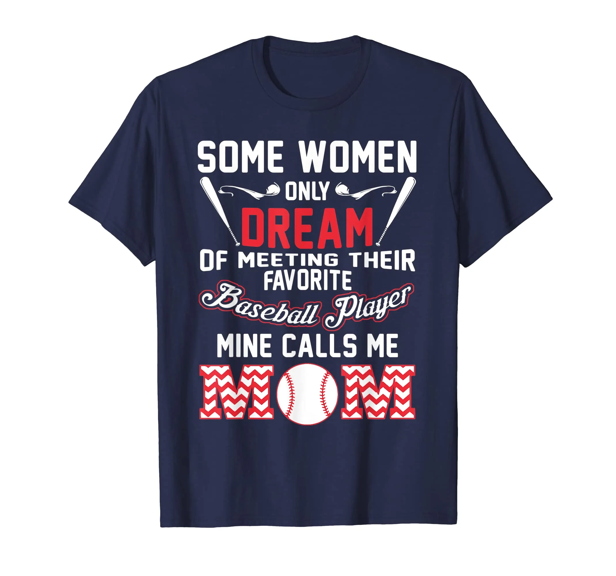 Baseball Mom T Shirt, Favorite Baseball Player Mother Gift