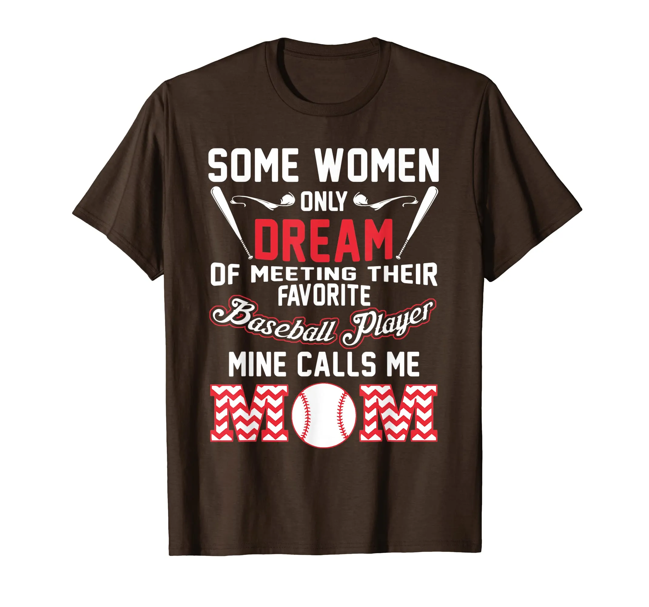 Baseball Mom T Shirt, Favorite Baseball Player Mother Gift
