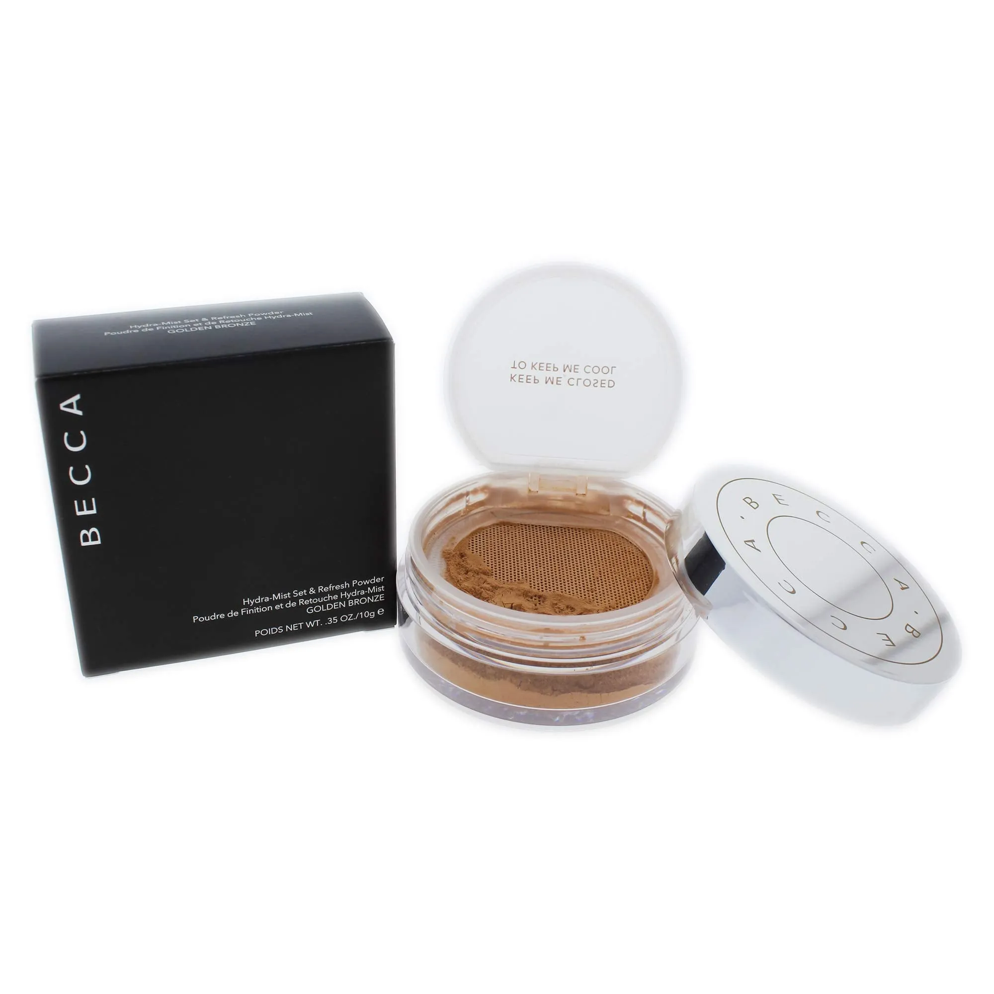 Becca Hydra-Mist Set & Refresh Powder for Women, 0.35 Oz
