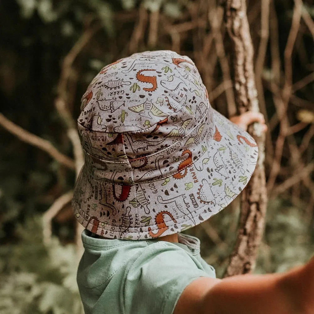 Bedhead: Kids Bucket Hat Jurassic 3-6Y