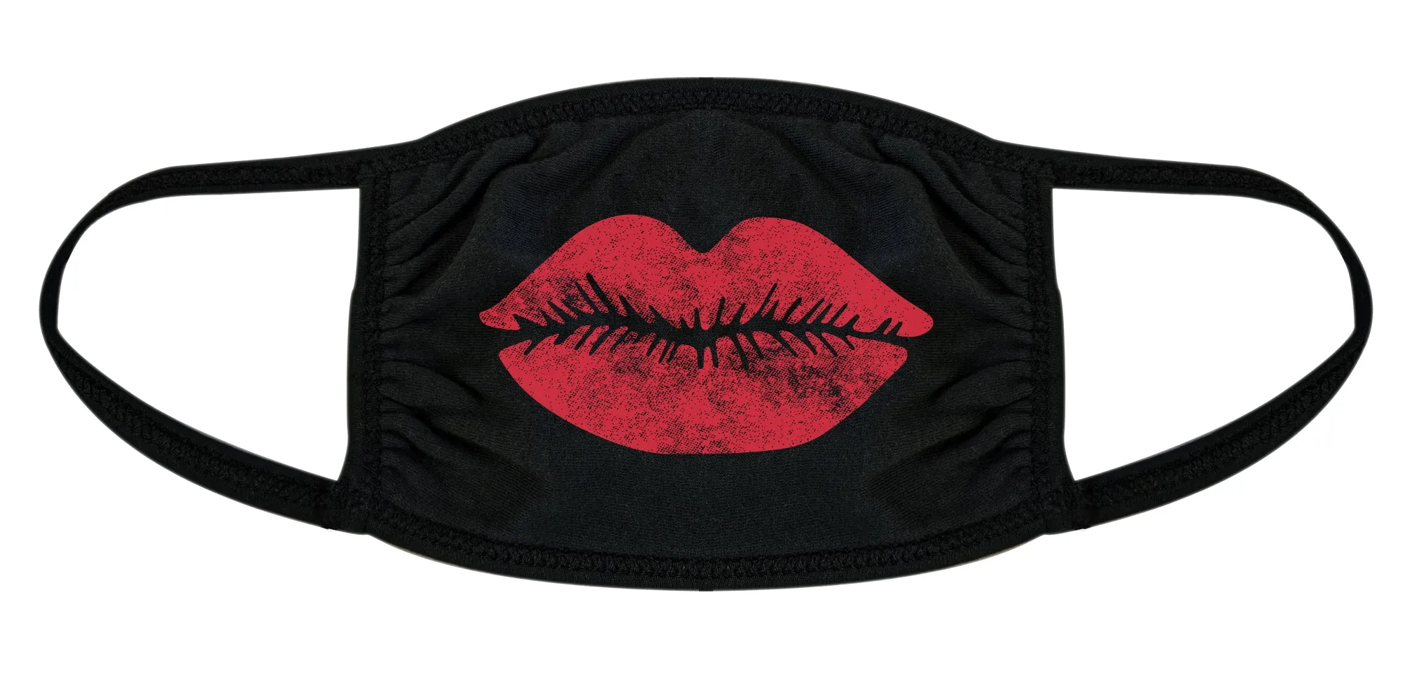 Big Lips Face Mask Funny Kiss Novelty Graphic Nose And Mouth Covering