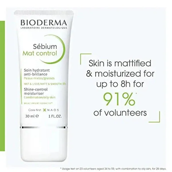Bioderma Sebium Mat Control Mattifying Moisturiser 30ml