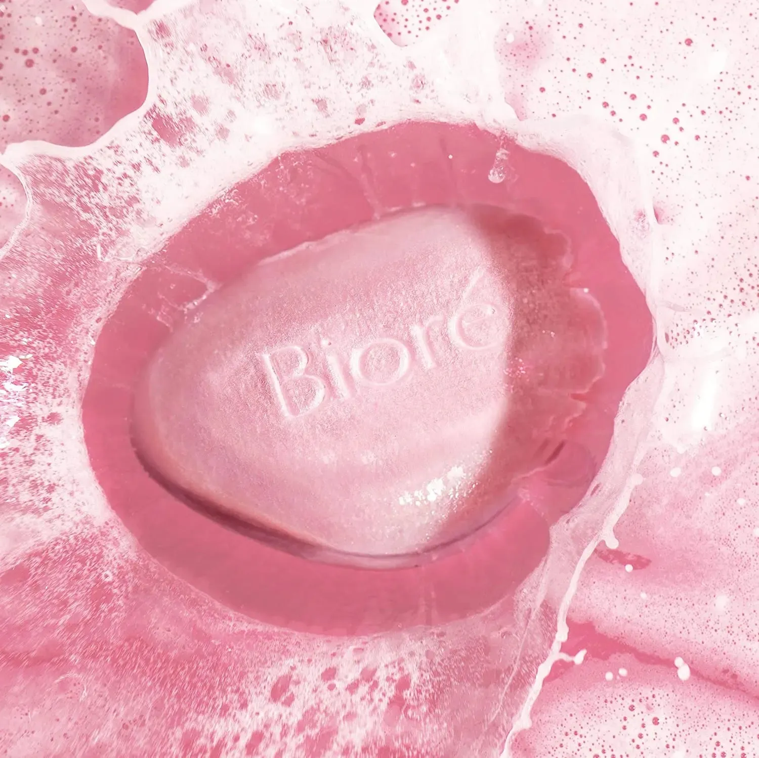 Bioré Quartz Charcoal Facial Cleansing Bar Vegan Friendly Rose