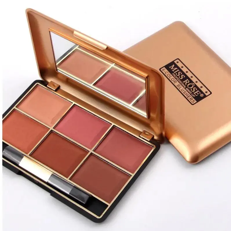 Blush Bloom Six-Color Blush Makeup Palette