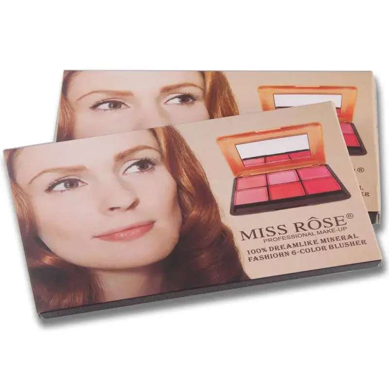 Blush Bloom Six-Color Blush Makeup Palette