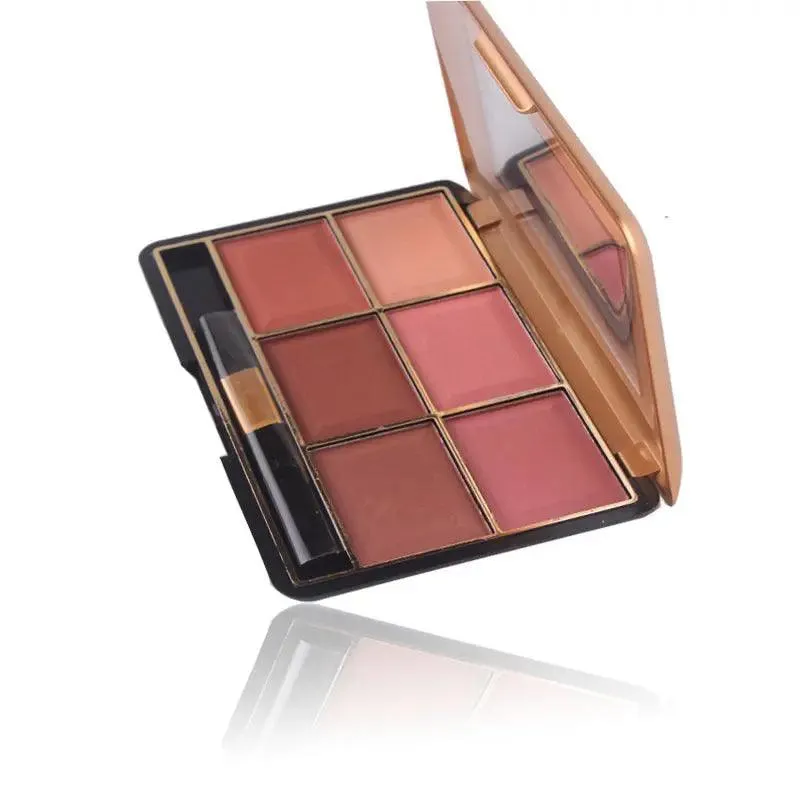 Blush Bloom Six-Color Blush Makeup Palette
