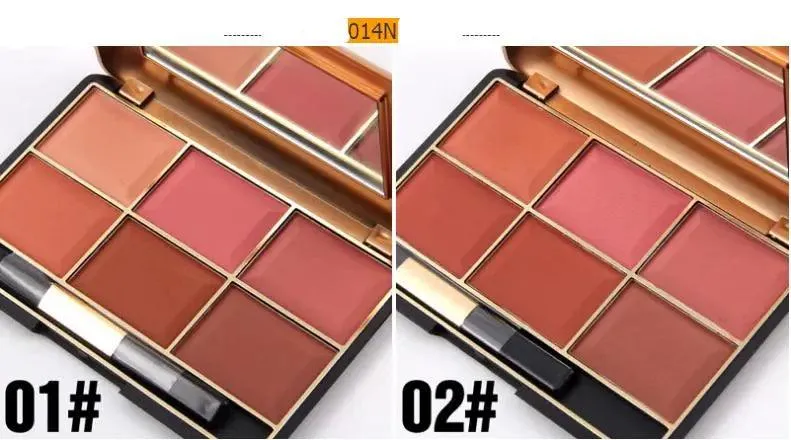 Blush Bloom Six-Color Blush Makeup Palette