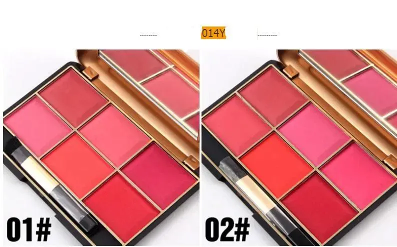 Blush Bloom Six-Color Blush Makeup Palette