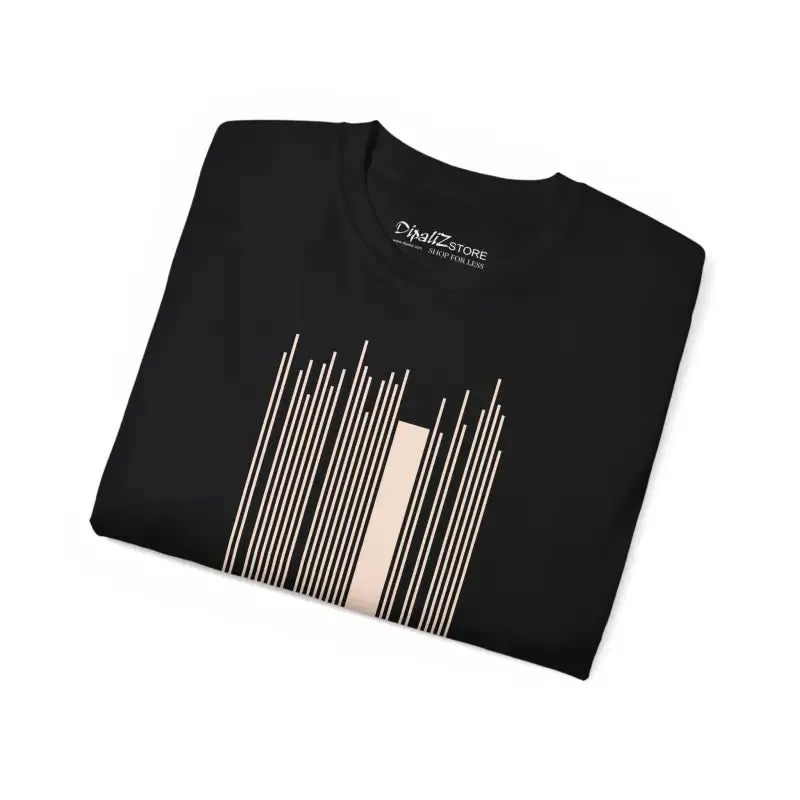 Bold Unisex t Shirt Abstract Lines