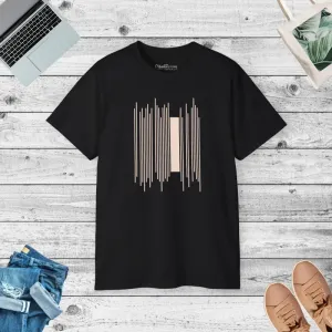 Bold Unisex t Shirt Abstract Lines