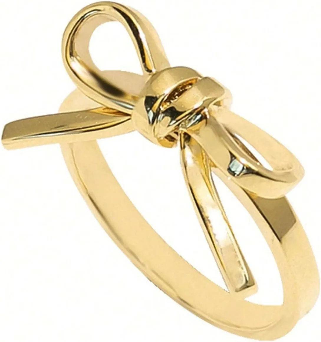 Bow Ring for Women Dainty Gold Bowknot Rings Pink Bow Ribbon Ring Promise Rings for Women