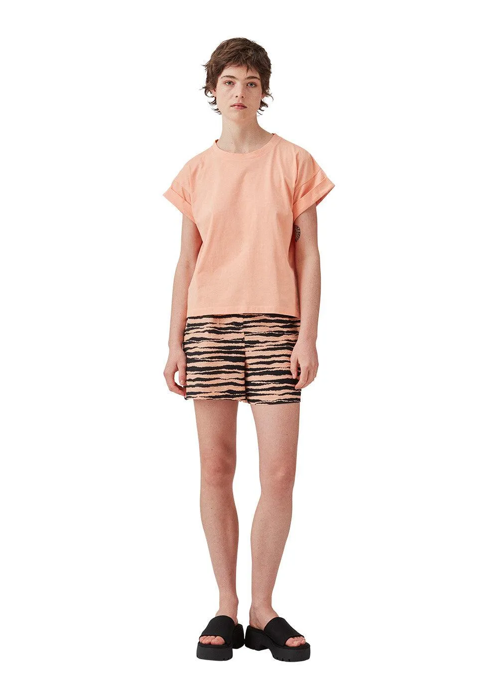 BrazilMD short t-shirt - Peach Nectar