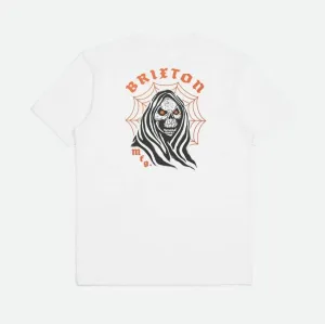 BRIXTON Reaper Tailored Tee White
