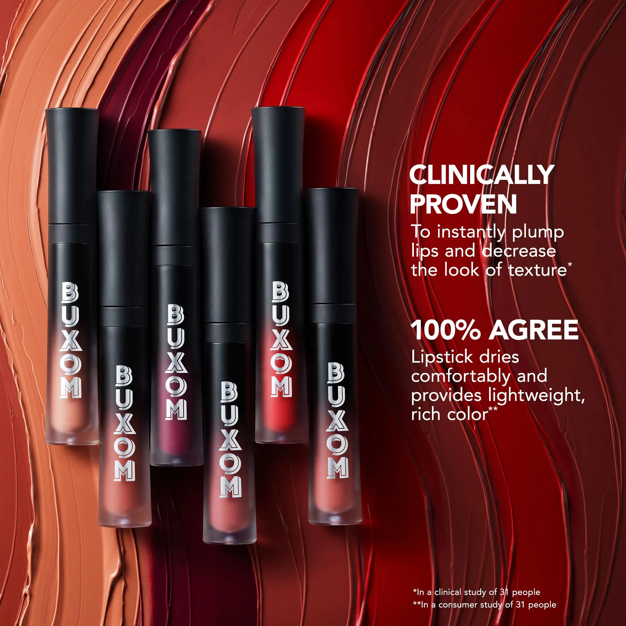 Buxom Full-On Plumping Liquid Lipstick Matte, Plumping Lip Color with Vitamin E, Hyaluronic Acid & Plumping Peptide Complex, Hydrates & Smooths Lip Lines, Transfer-Proof, Cruelty-Free (Dolly Diva)