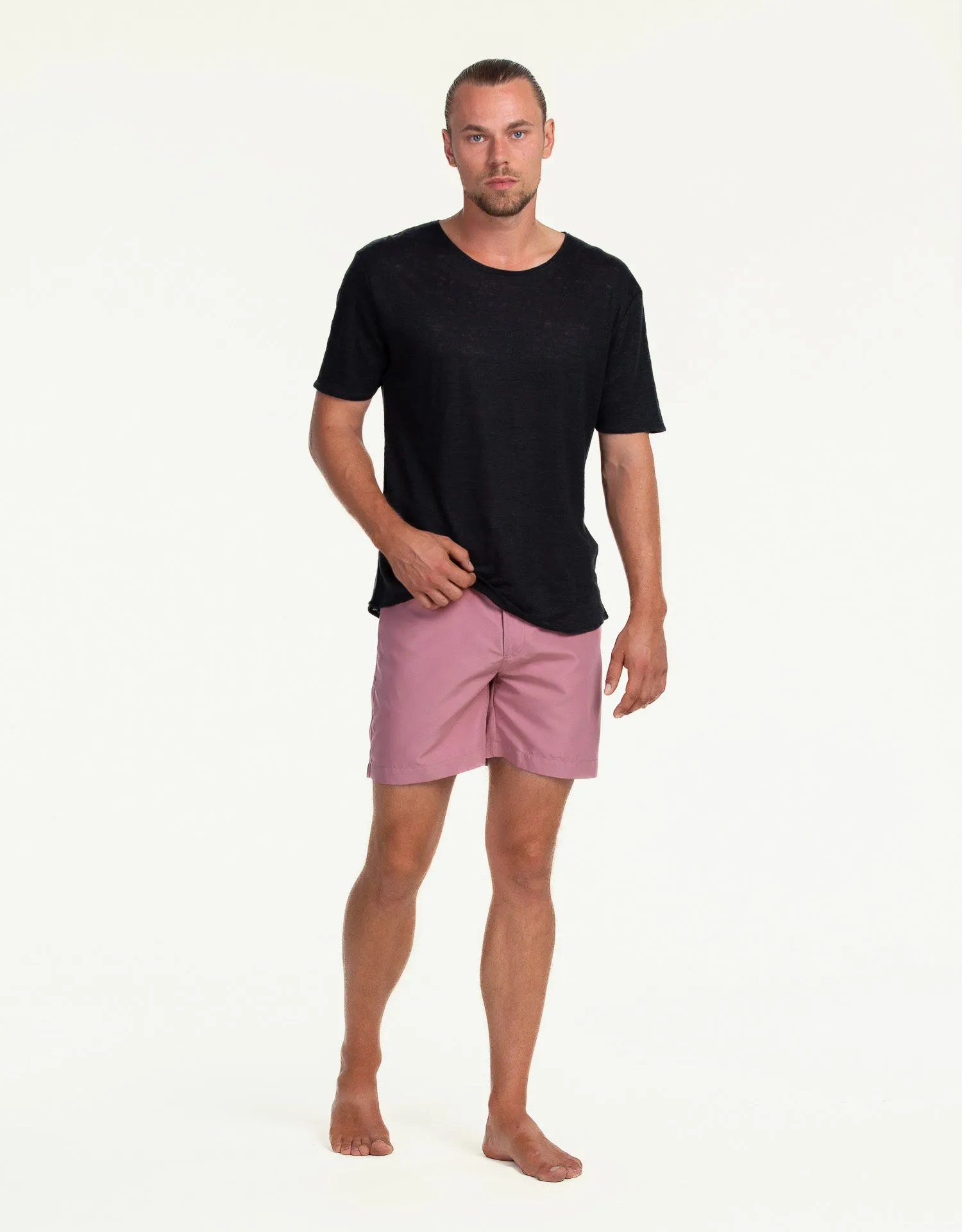 C-NECK LINEN NEGRO