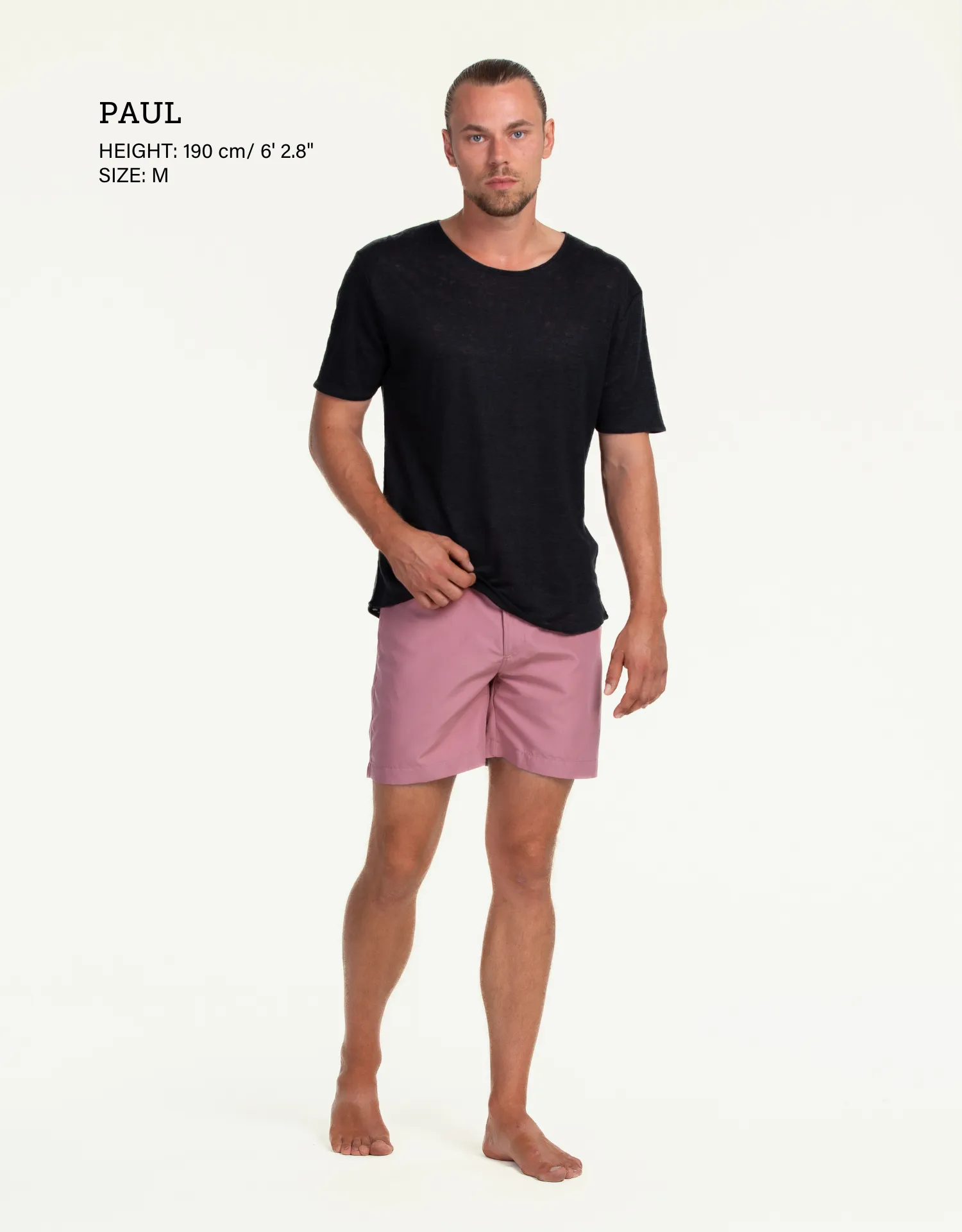 C-NECK LINEN NEGRO
